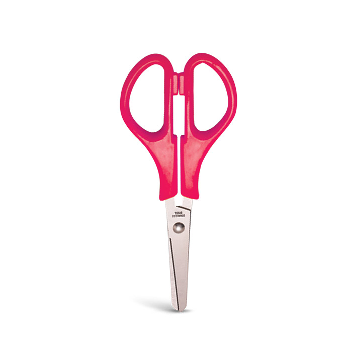 Pink Scissors Office, Pink Scissors School, Blue Tip Scissors